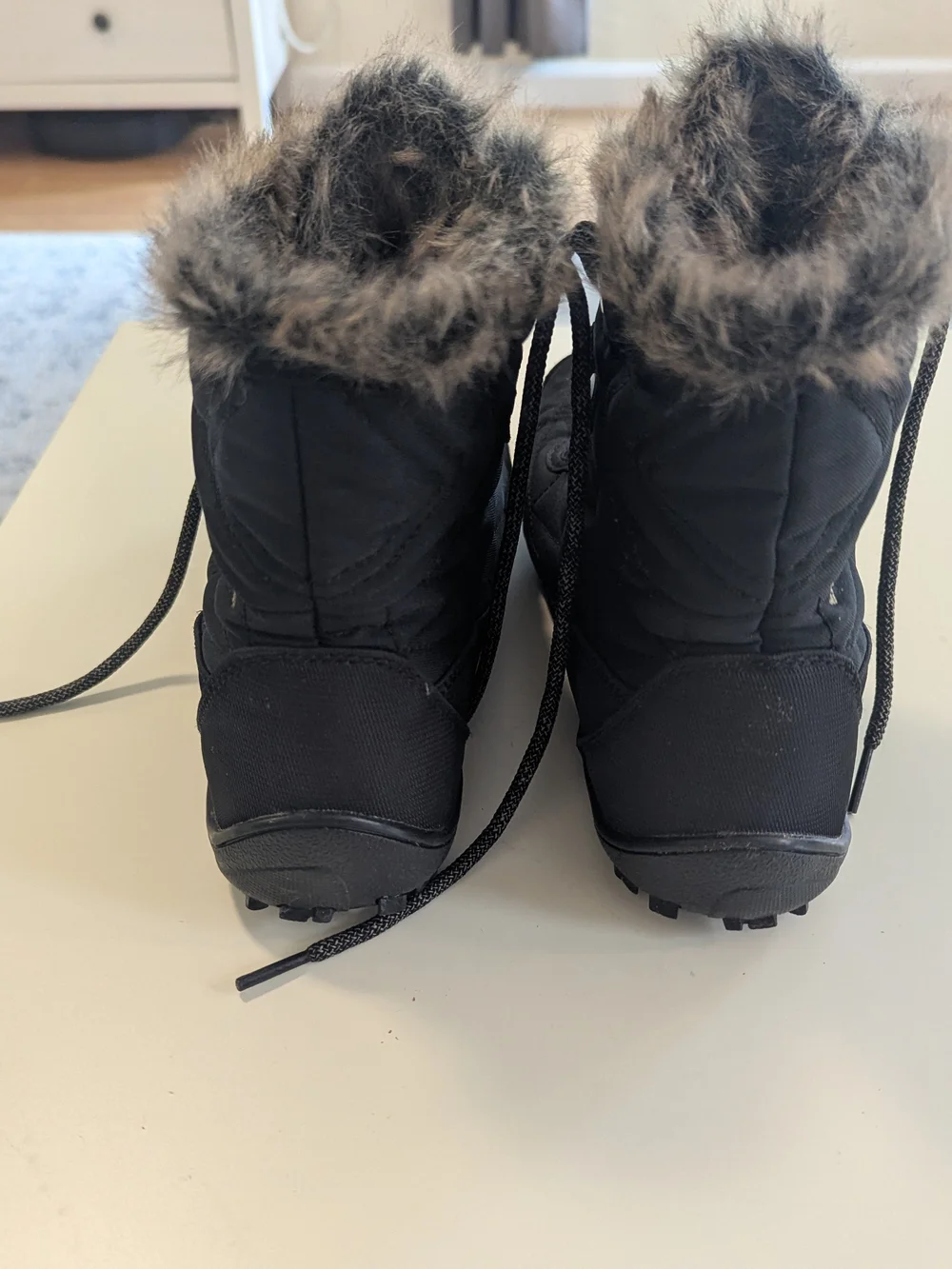 Columbia Women’s Black Waterproof Winter Boot with Faux Fur